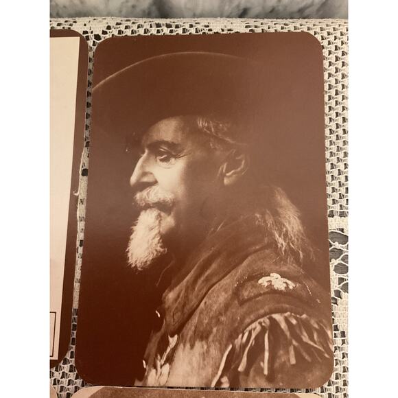 4 Vintage Old West Collectors Series Post Cards Real Photos - Picture 3 of 8